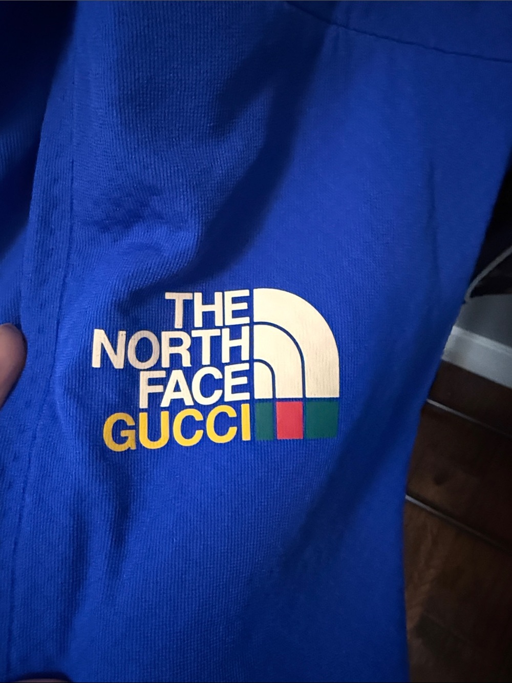 Gucci The North Face Blue Logo Pants Joggers